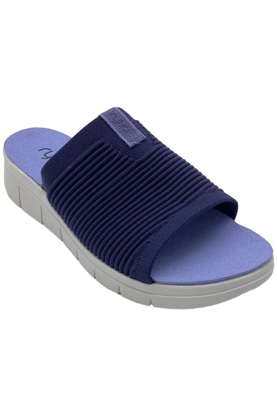 Ryka Women's Epic Wedge Sandal Blue - Wide